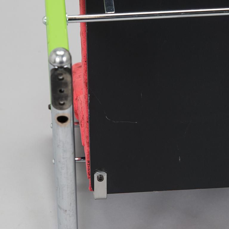 Yrjö Kukkapuro, A 1980s  'Experiment' open armchair for Avarte, Finland.