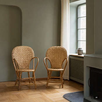 Armchairs, 6 pieces, “LC-Stolen”, Möbelfirma Gösta Westerberg, circa mid-20th century.