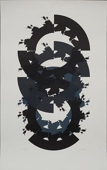 RAUL MEEL, färgserigrafi, signerad -89 och numrerad 5/50.