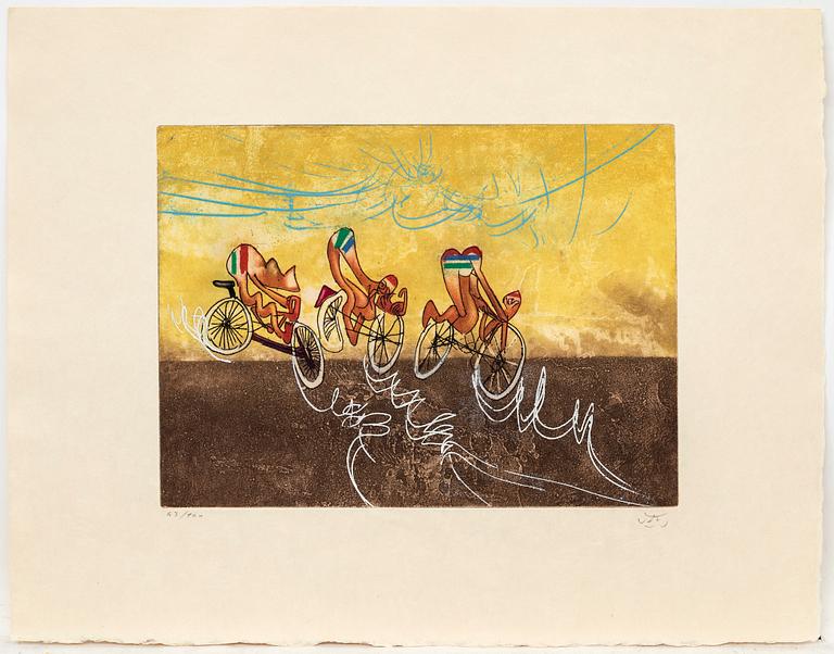 Roberto Matta, 6 sheets, "Les Transesports", 1977.