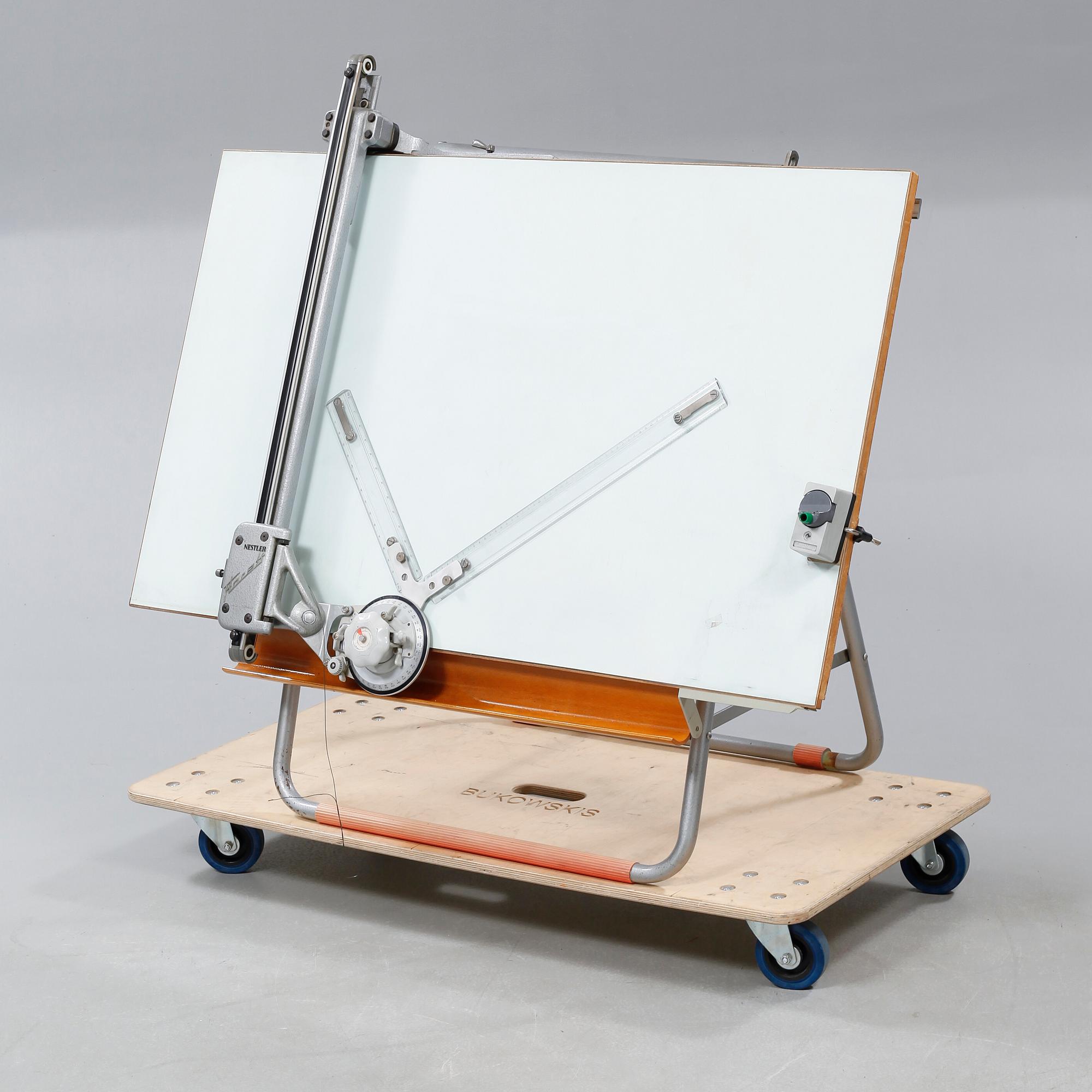 A mid 20th century drawing table by Nestler Florett in Germany.