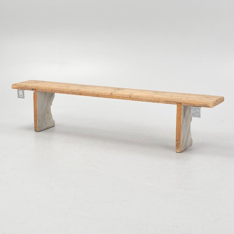 Bench, gustavian style, late 20th century.