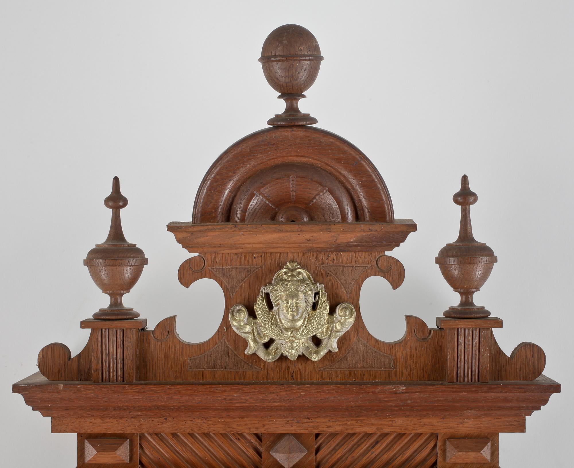 VÄGGPENDYL, nyrenässans, Junghans, Tyskland, 1800-talets slut.