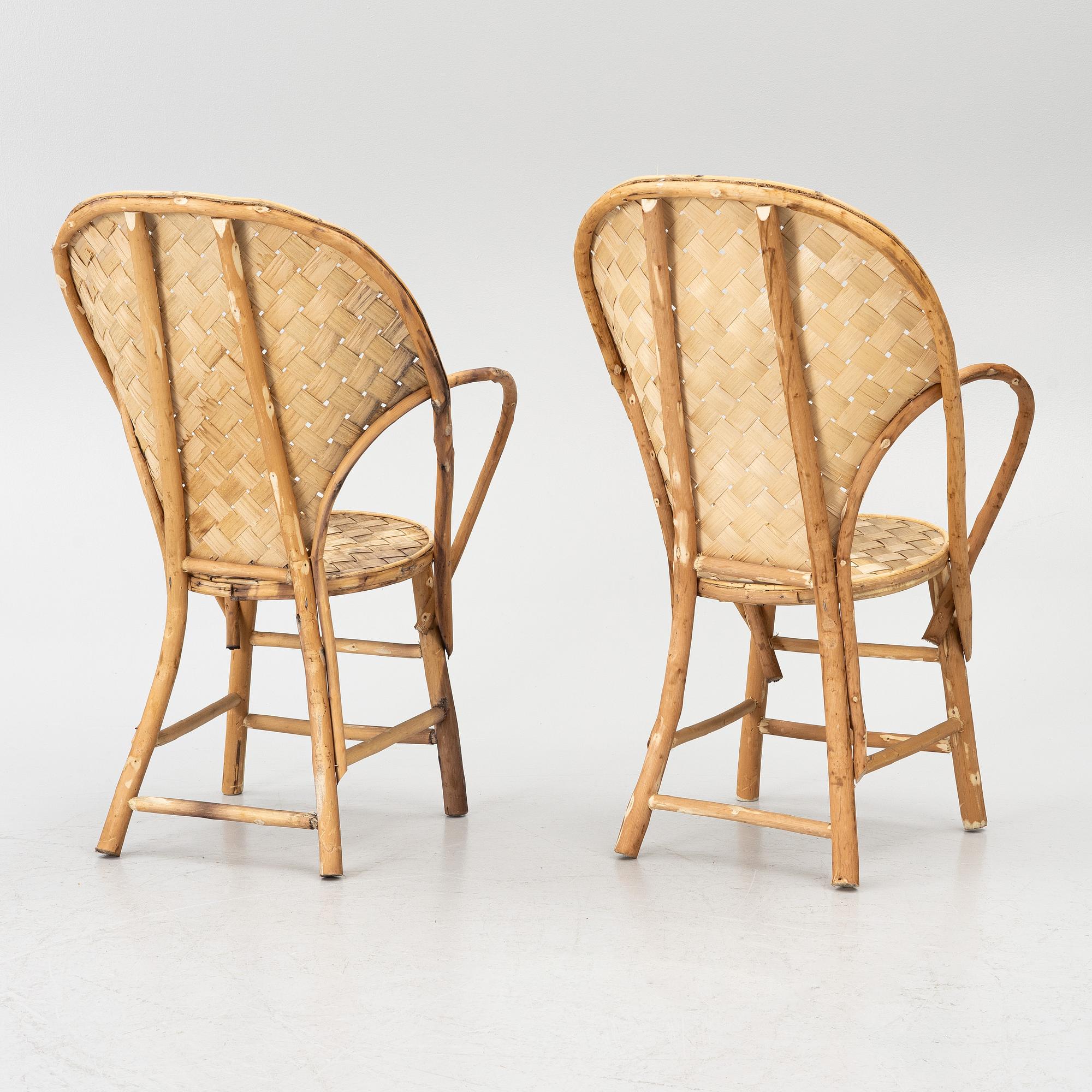 Armchairs, 6 pieces, “LC-Stolen”, Möbelfirma Gösta Westerberg, circa mid-20th century.
