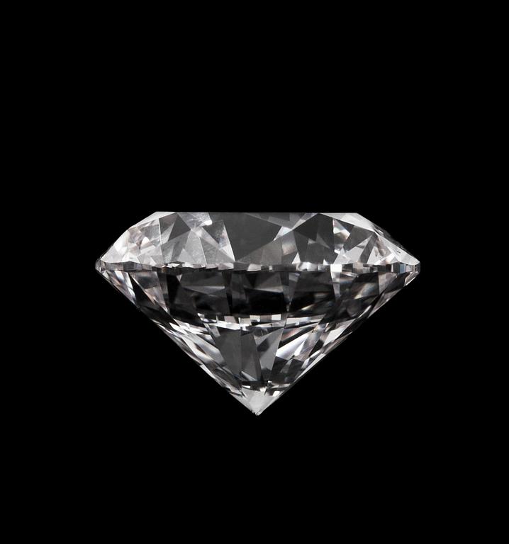 A fancy light pink brilliant cut diamond ring, 4.86 cts.
