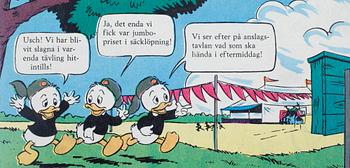 SERIETIDNINGAR, ca 184 st, Kalle Anka & Co, ca 1950-1980-tal.