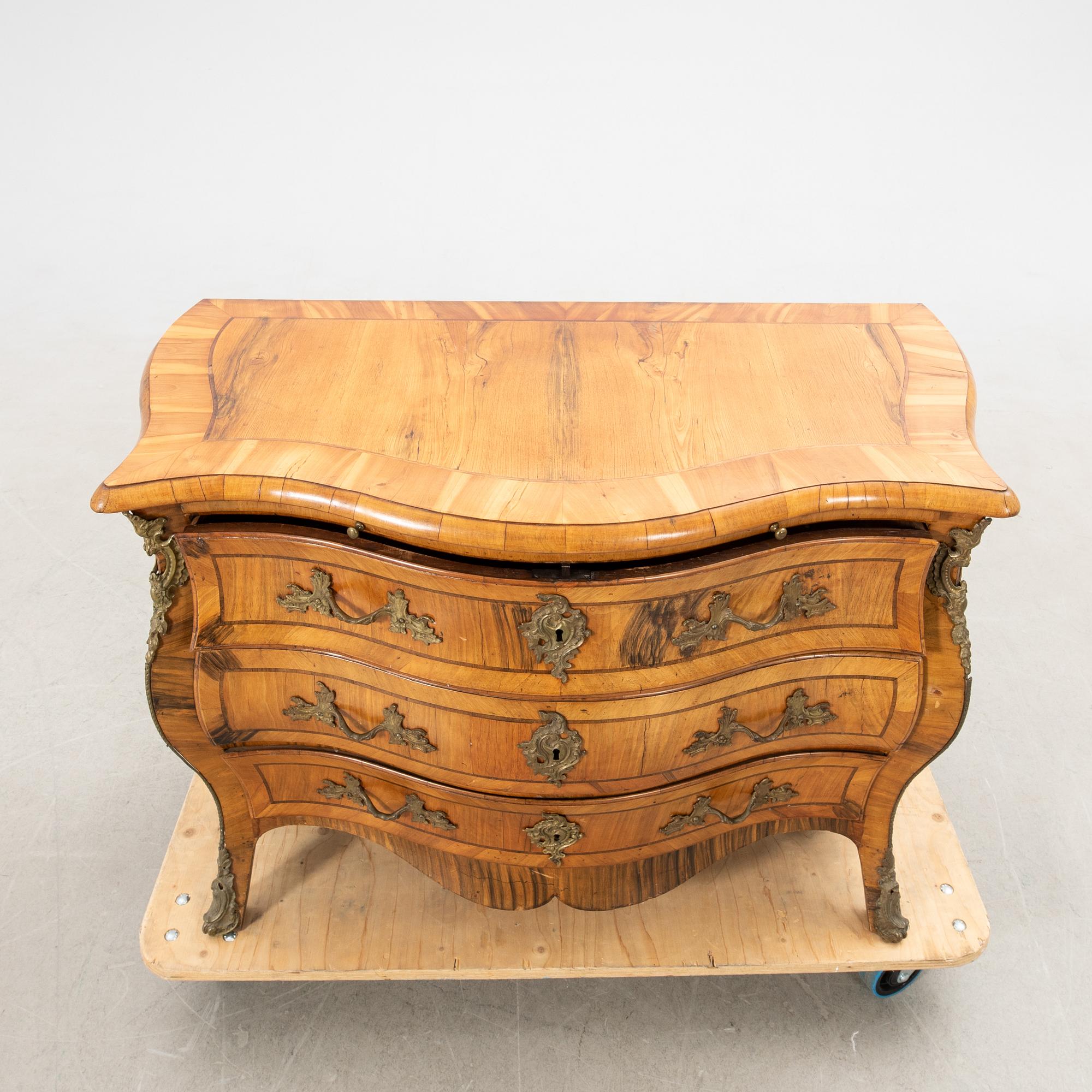Bureau, Rococo, mid-18th century.