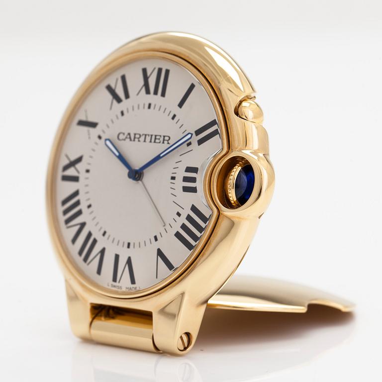 Cartier, Ballon Bleu, herätyskello, 58,5mm.