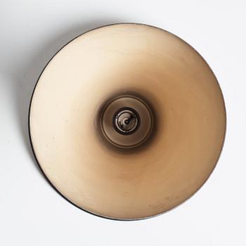 Bertil Brisborg, a black lacquered ceiling light, Nordiska Kompaniet, Stockholm 1950's.