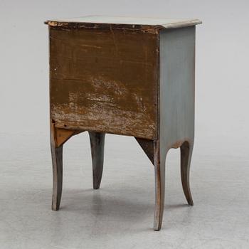 A Rococo bedside table, second half of the 18th century.