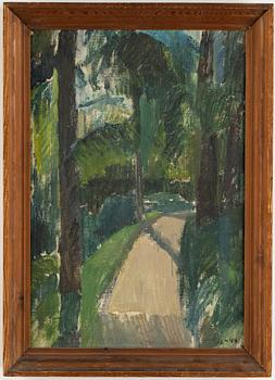 Alf Lindberg, oil on canvas, signed and dated -44.