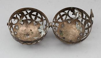 HANDVÄRMARE, argent harché, 1700-tal.