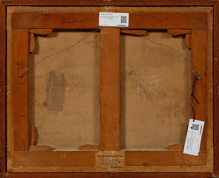 OKÄND KONSTNÄR, olja på duk, 1700/1800-tal.