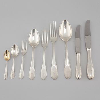 BESTICKSERVIS, 108 delar, silver, Axel Larson, Helsingborg, huvudsakligen 1918.