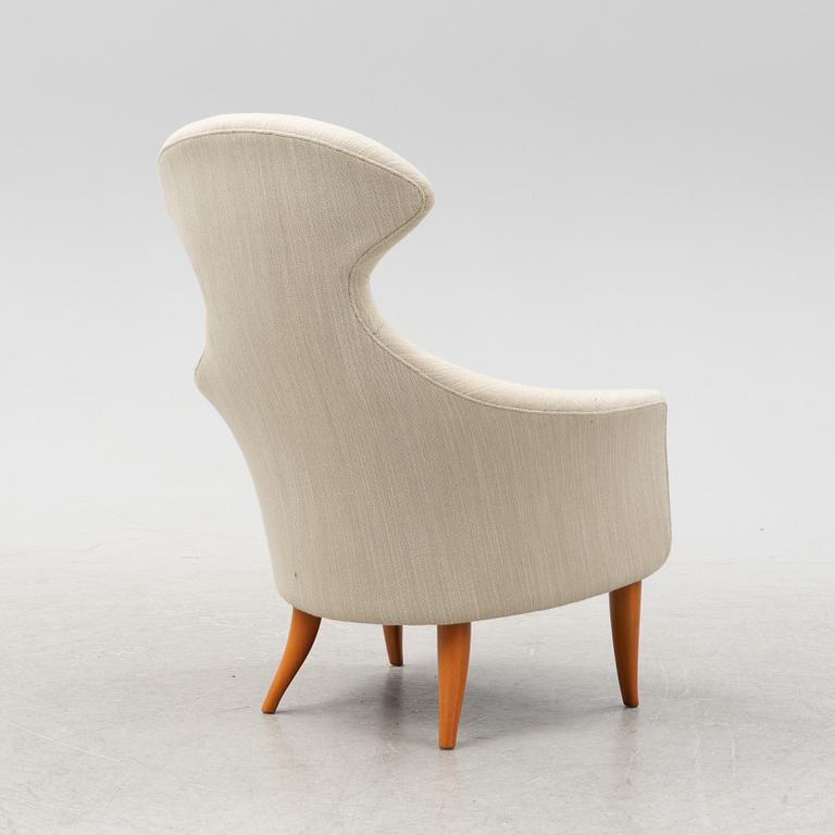 Kerstin Hörlin-Holmqvist, a 'Stora Eva' lounge chair from Nordiska Kompaniet's 'Paradiset'-seires.