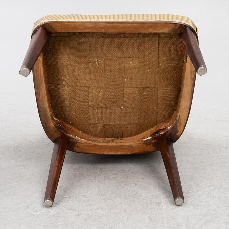 A pair of Swedish Modern armchairs, 1940's/50's.