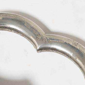 Serving tray, silver, Mexico, 20th century.