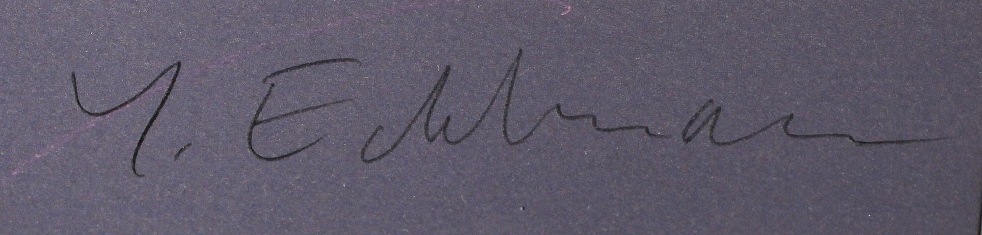YRJÖ EDELMANN, färglitografi, sign, numr 108/199.