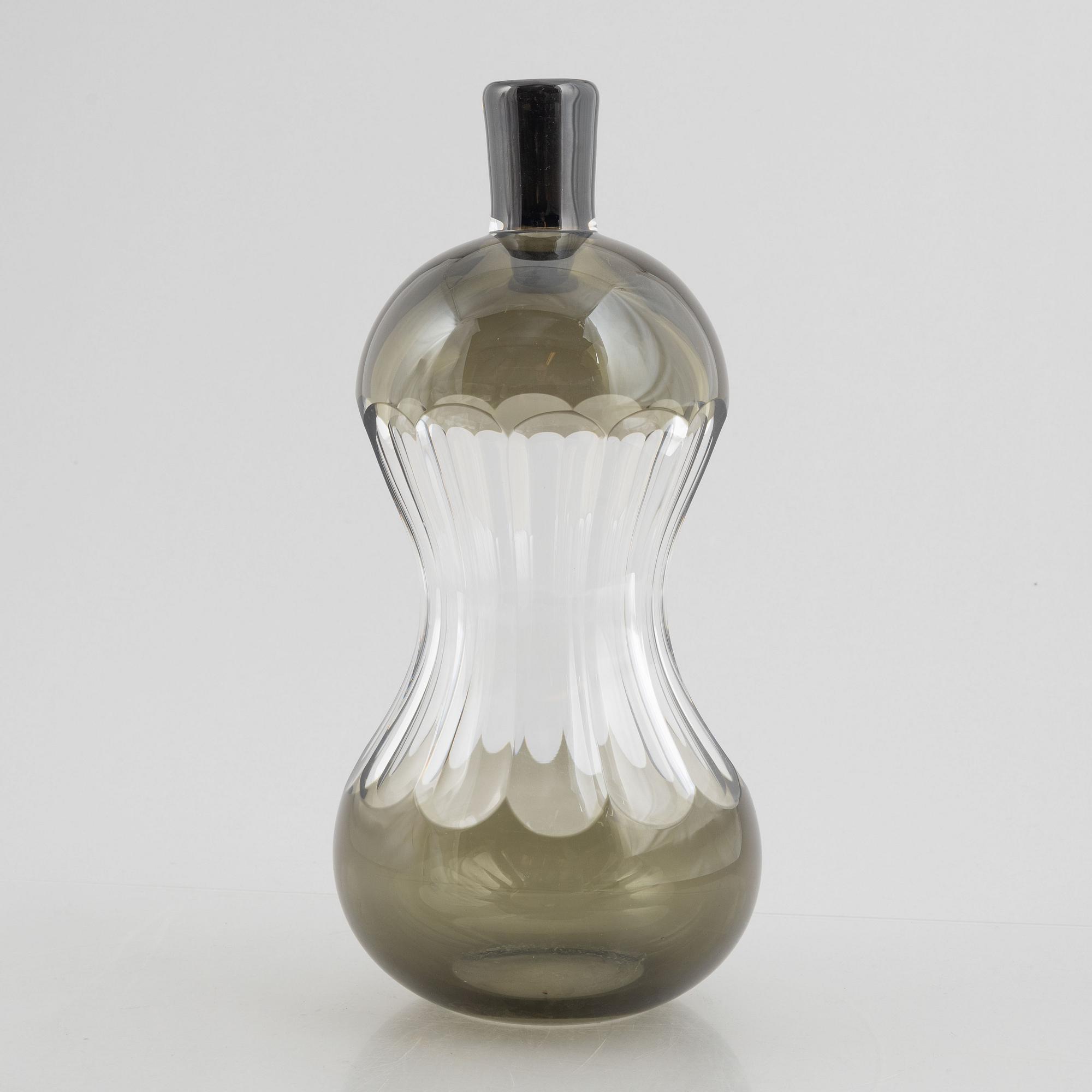 Lena Bergström, a glass vase, Orrefors 1995.