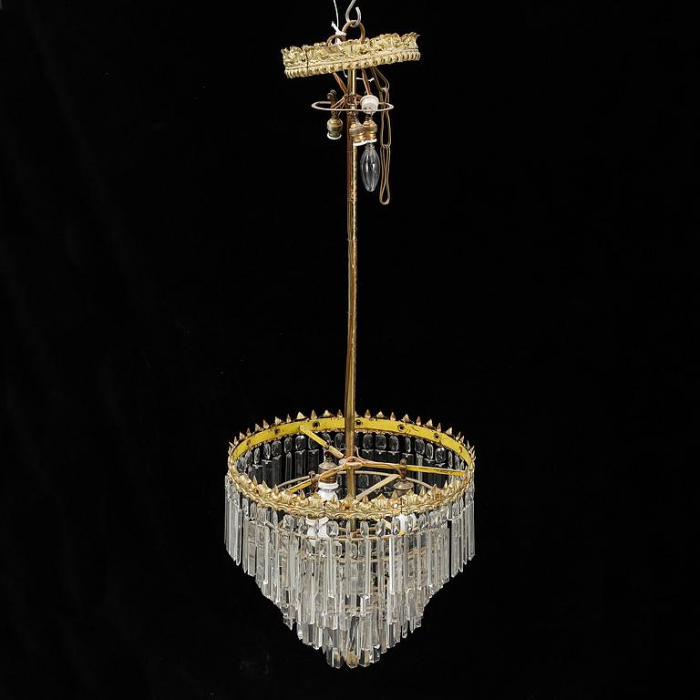 A late 19th century chandelier.