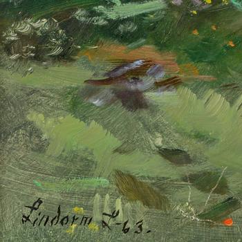 LINDORM LILJEFORS, olja på pannå, sign och dat 63.