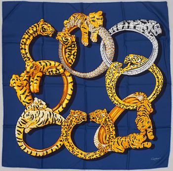 Cartier, scarf.