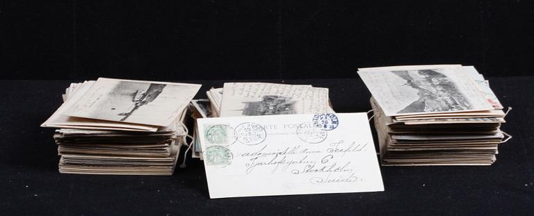 PARTI VYKORT. Bl a sekelskiftet 1800/1900.