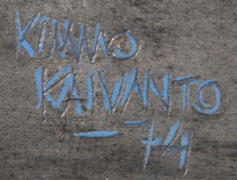 Kimmo Kaivanto, guassi, signeerattu ja päivätty -74.