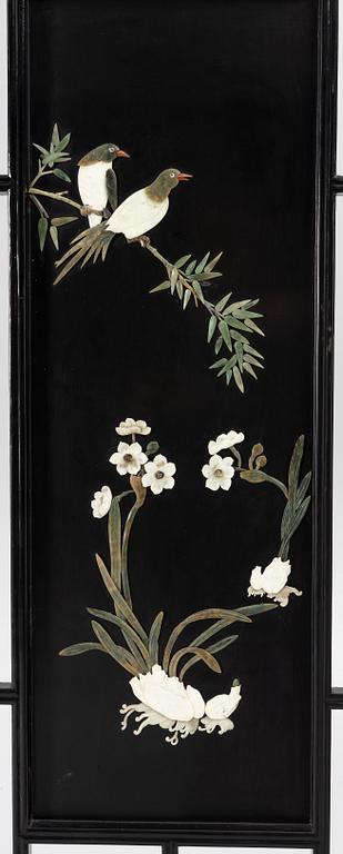 Folding screen, China, 20th Century.