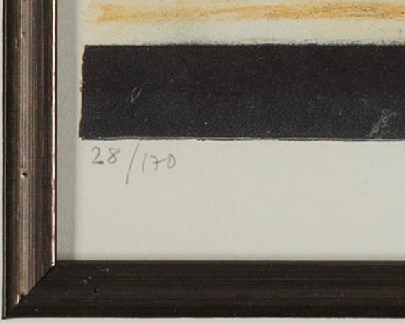 PHILIP VON SCHANTZ, lithograph in colours, signed 28/170.