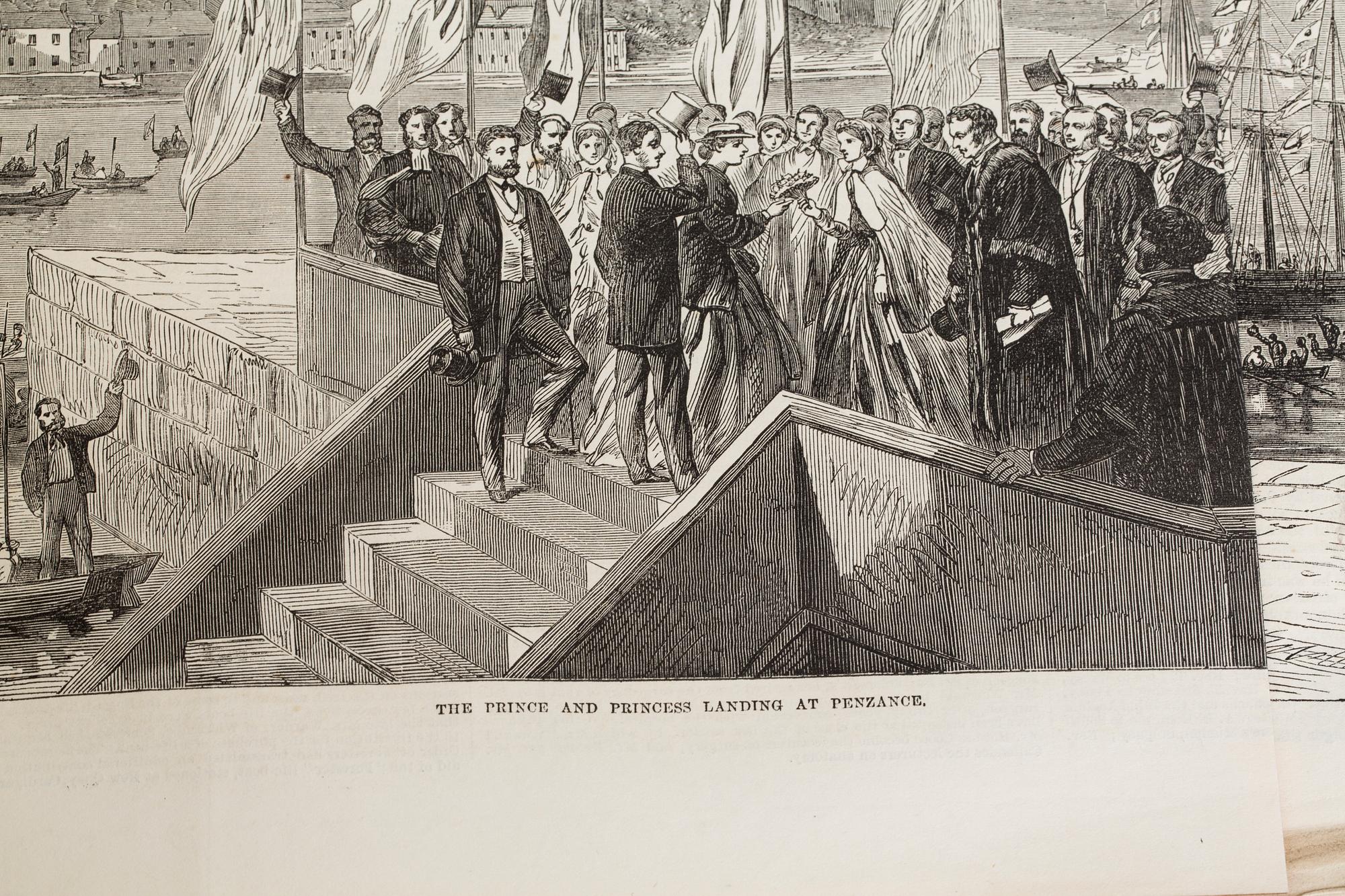 BÖCKER, 2 st,  "The Illustrated London News" 1865, pub Georg C. Leighton 198 Strand London.