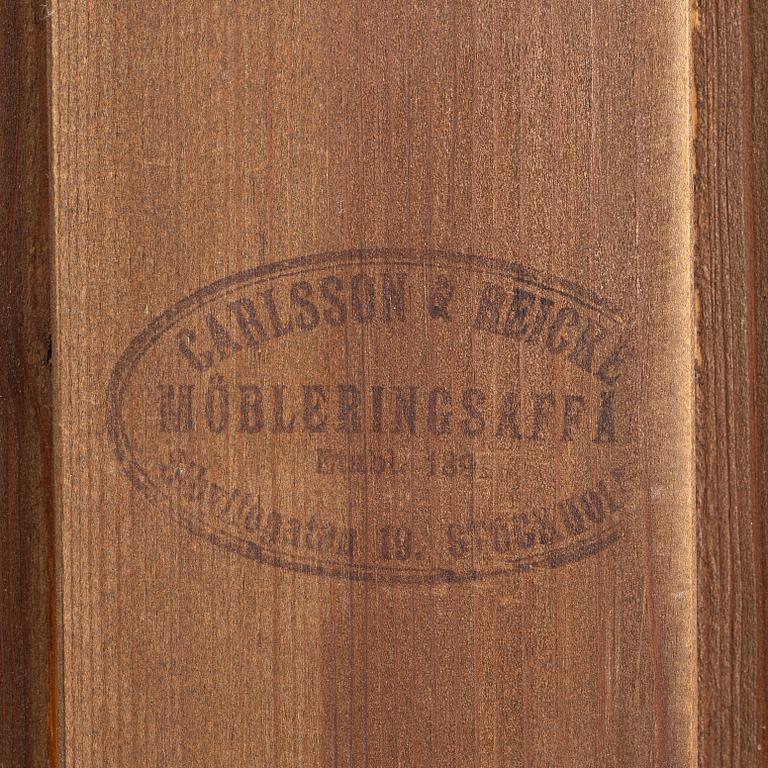 A cabinet, Carlsson & Reike FMöbleringsaffär, Stockholm, early 20th Century.