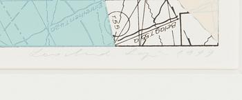 Leonhard Lapin, serigrafi, 2 st, signerade och daterade 1999, numrerade 3/21.