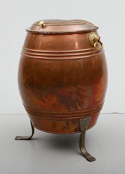 VATTENTUNNA, koppar, sent 1800-tal.