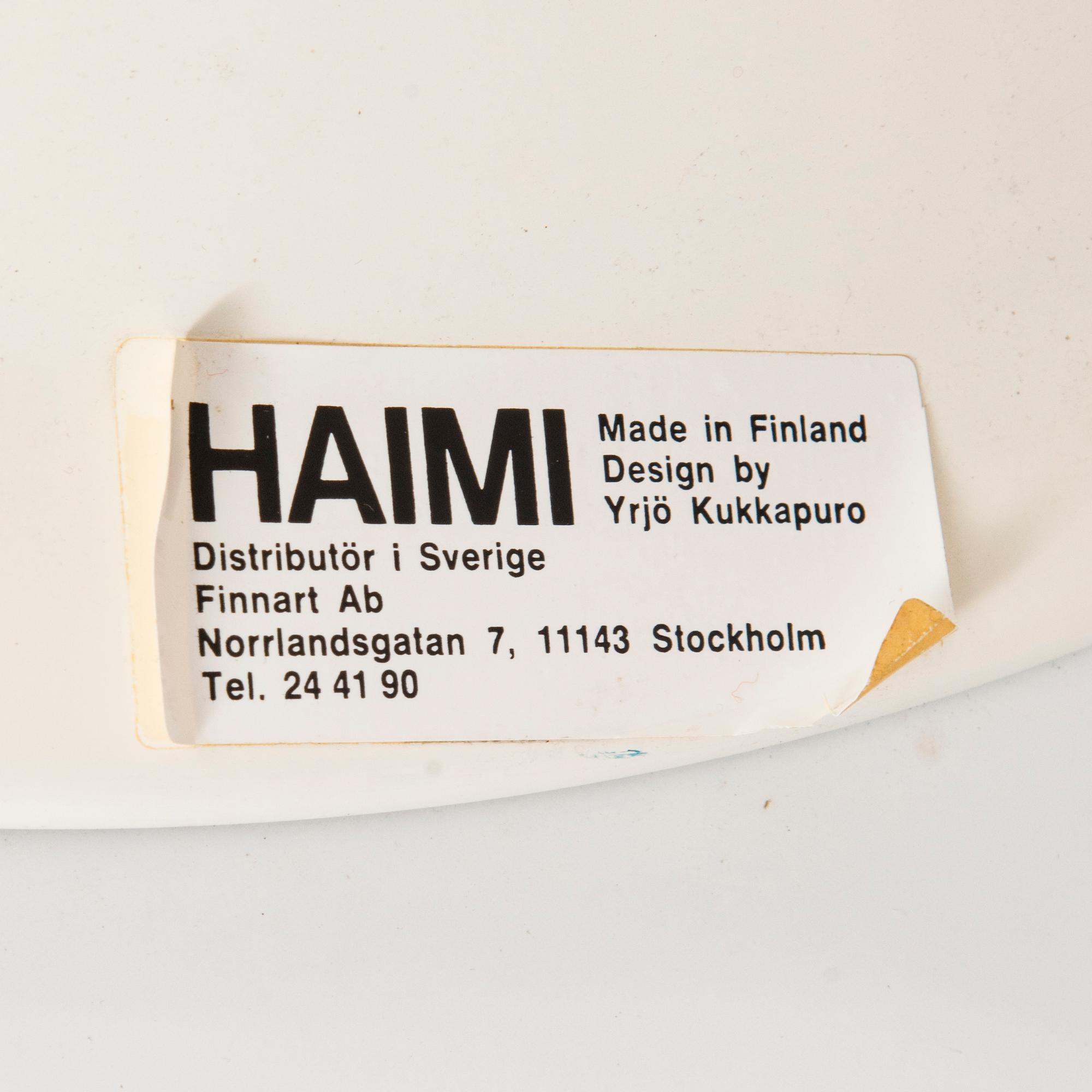 YRJÖ KUKKAPURO, SITTGRUPP, 6 delar, Haimi, Finland 1970-tal.