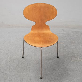 ARNE JACOBSEN, a pair of  'Ant' chairs from Fritz Hansen, Denmark, 1950s.