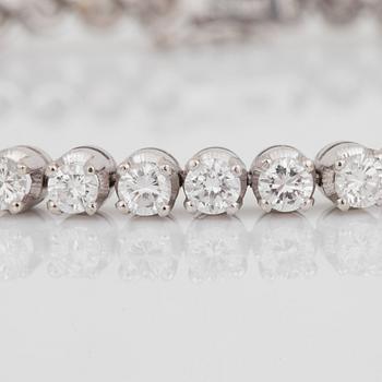 ARMBAND, sk tennisarmband, 4.80 ct enligt gravyr.