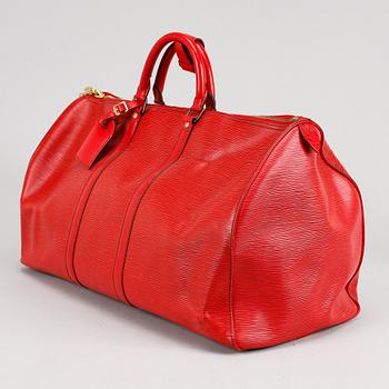 Louis Vuitton, weekendbag, "Keepall 55 Epi".