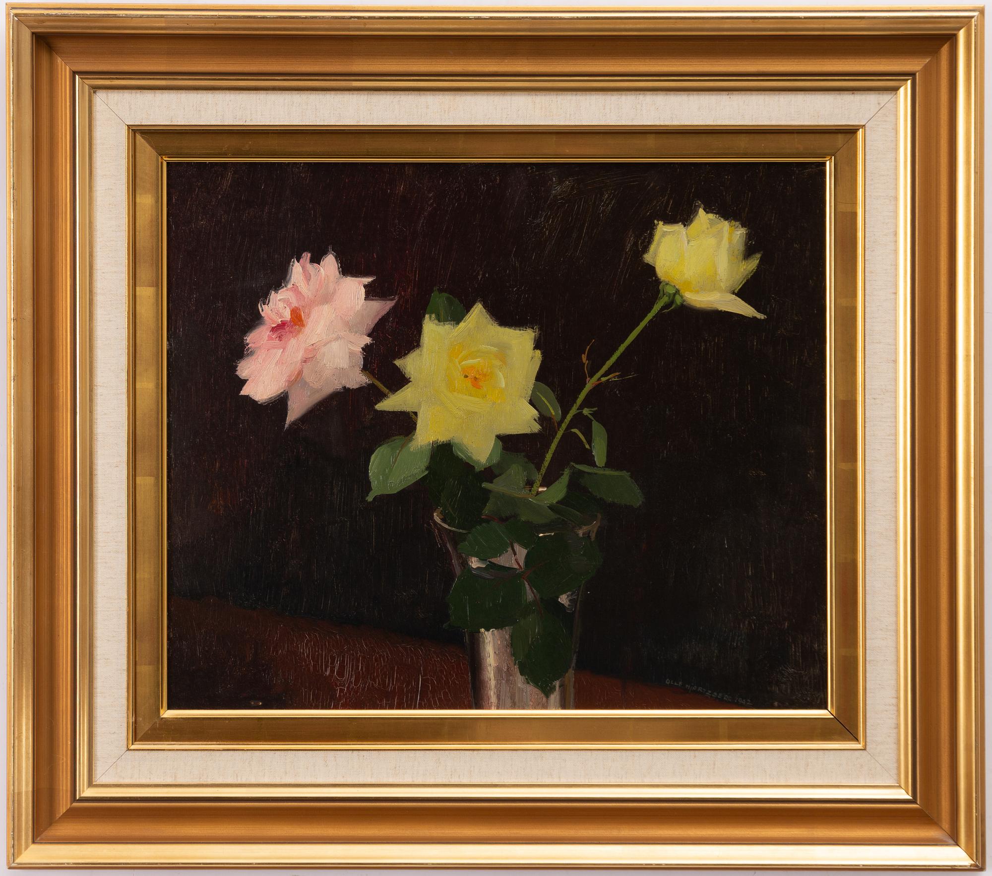 Olle Hjortzberg, Floral still life.