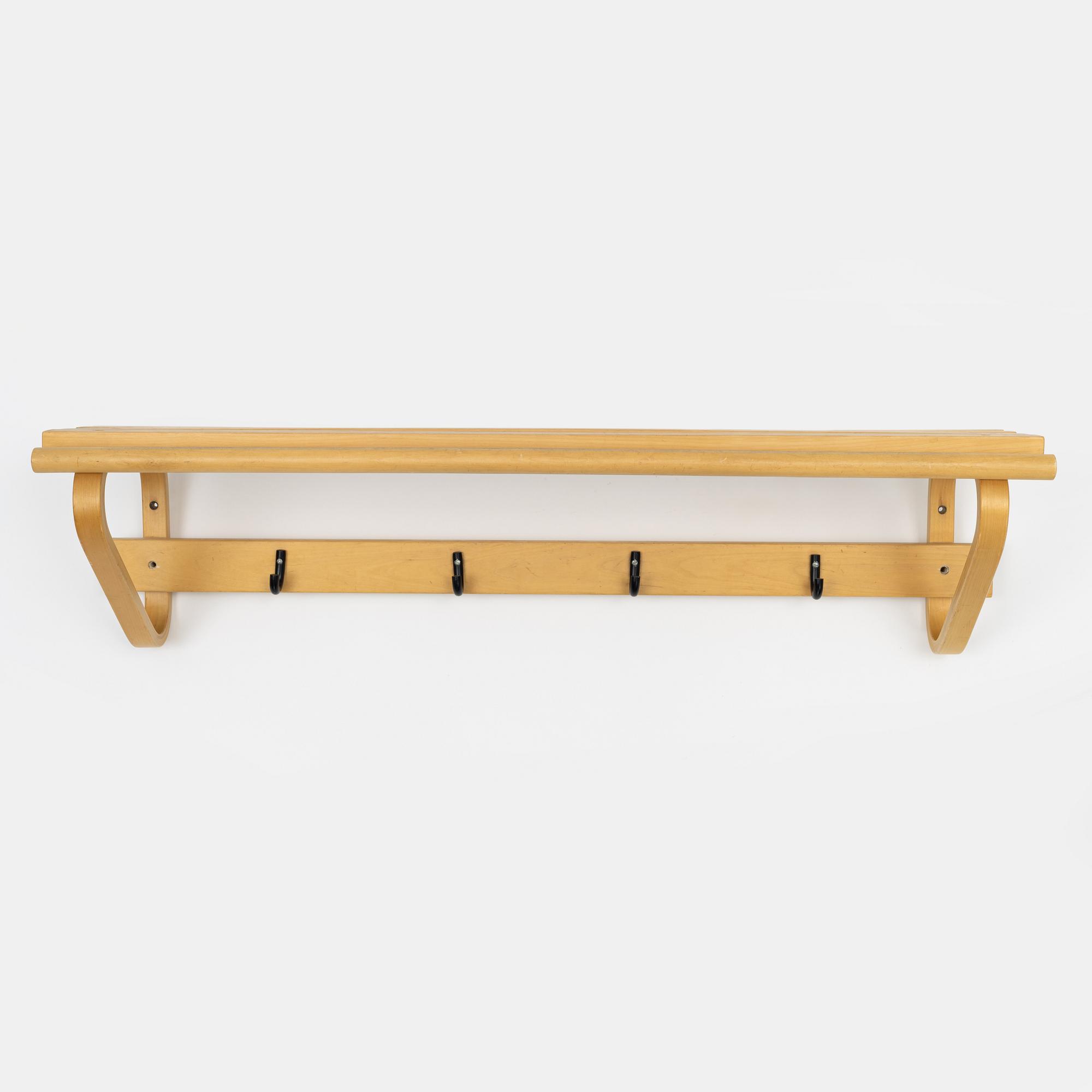 Alvar Aalto, a model 109 coat rack, Artek.