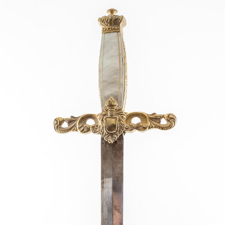 Two Swedish small swords from around year 1900.