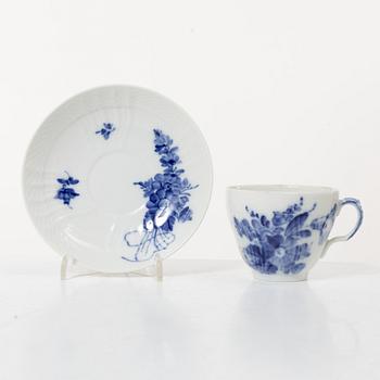 Royal Copenhagen, a 'Blue Flower' 50-piece dinner and coffee service,, Denmark.
