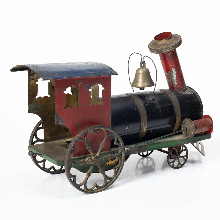 Locomotive, known as a Floortrain, USA, latter half of the 19th century.
