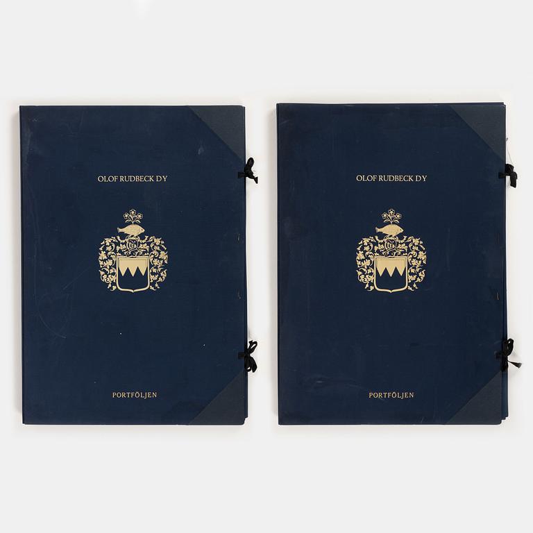 Olof Rudbeck the Younger, "Svenska fåglar", 2 portfolios.