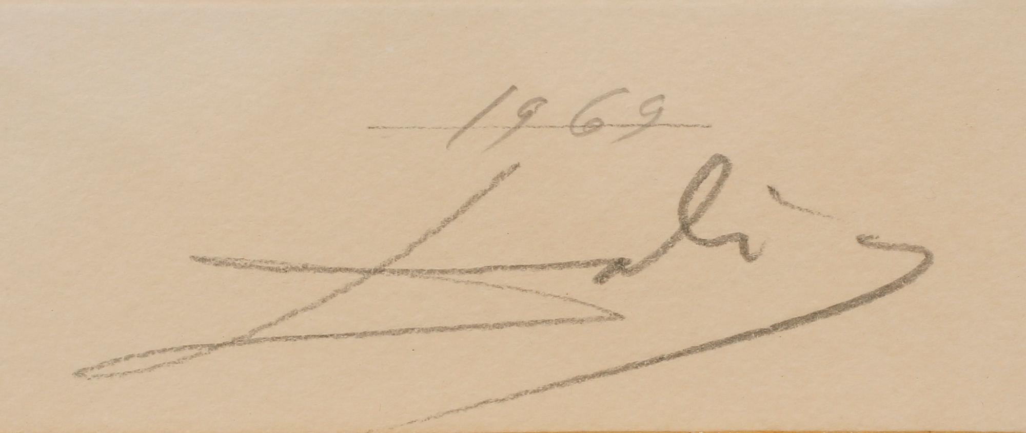 SALVADOR DALI, litografi med etsning, signerad och numrerad CXXXIII/CL.