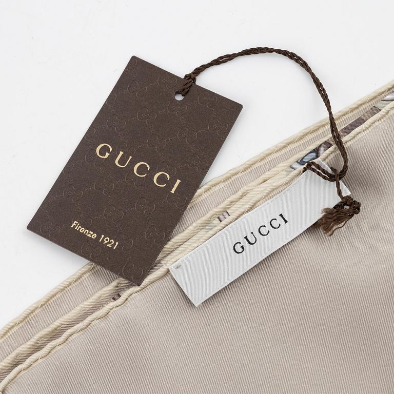 Gucci, scarf.