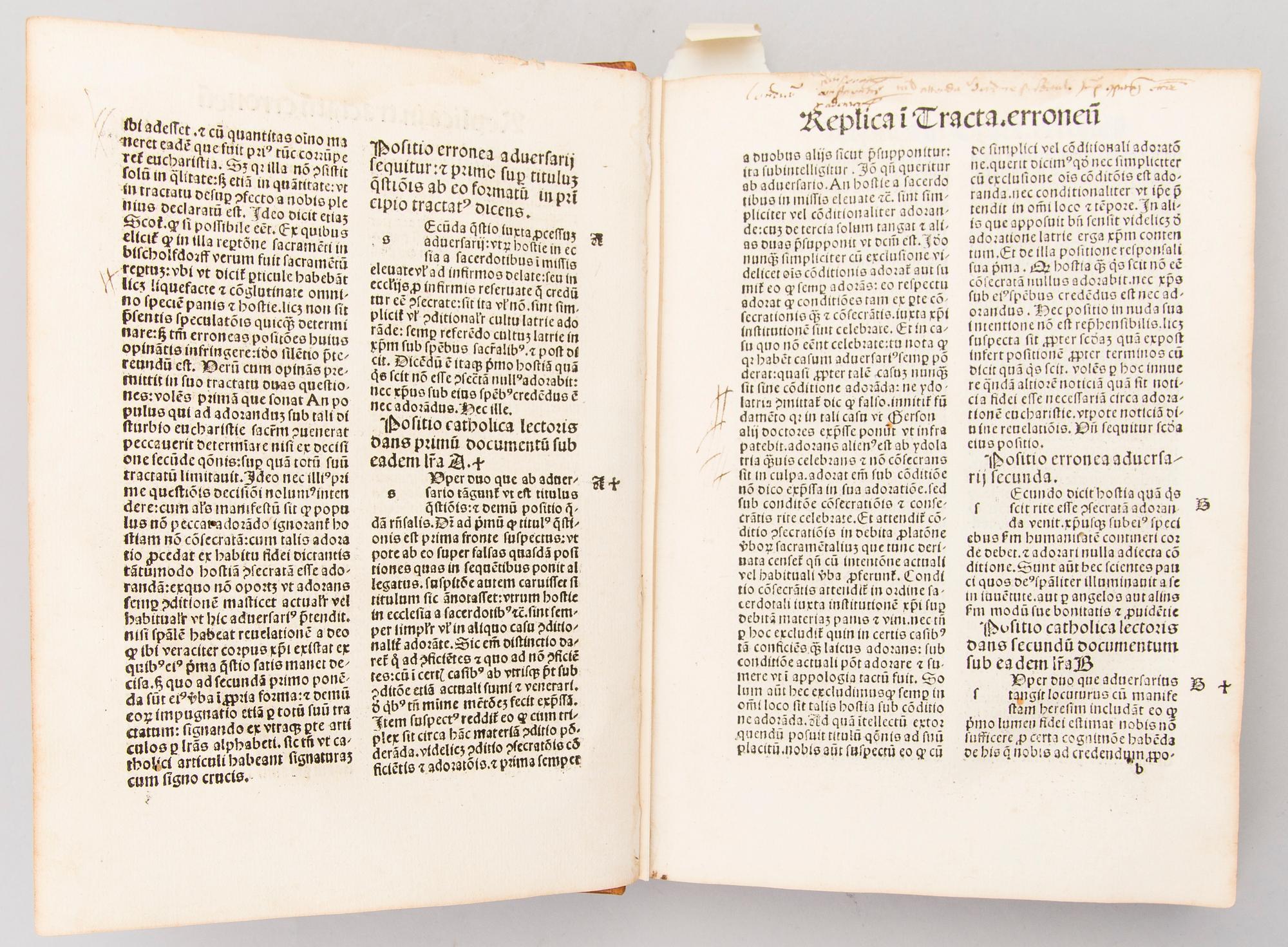 TRACTATUS VARIJ CUM SERMONIBUS, Nürnberg 1490-tal, av Antonius Koberger.