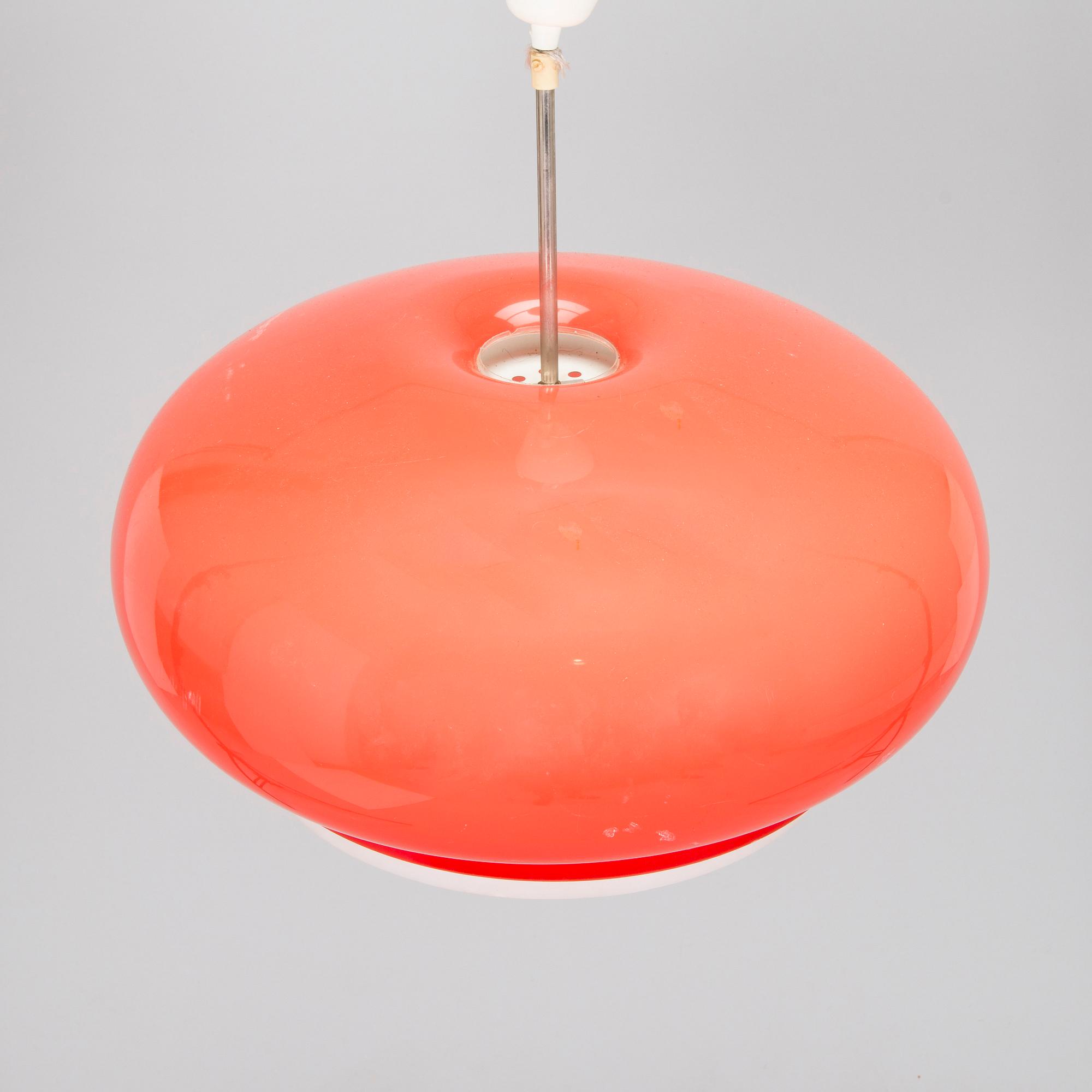 A 1970s 'Katinka' pendant light by Sanka Oy for Stockmann Orno.