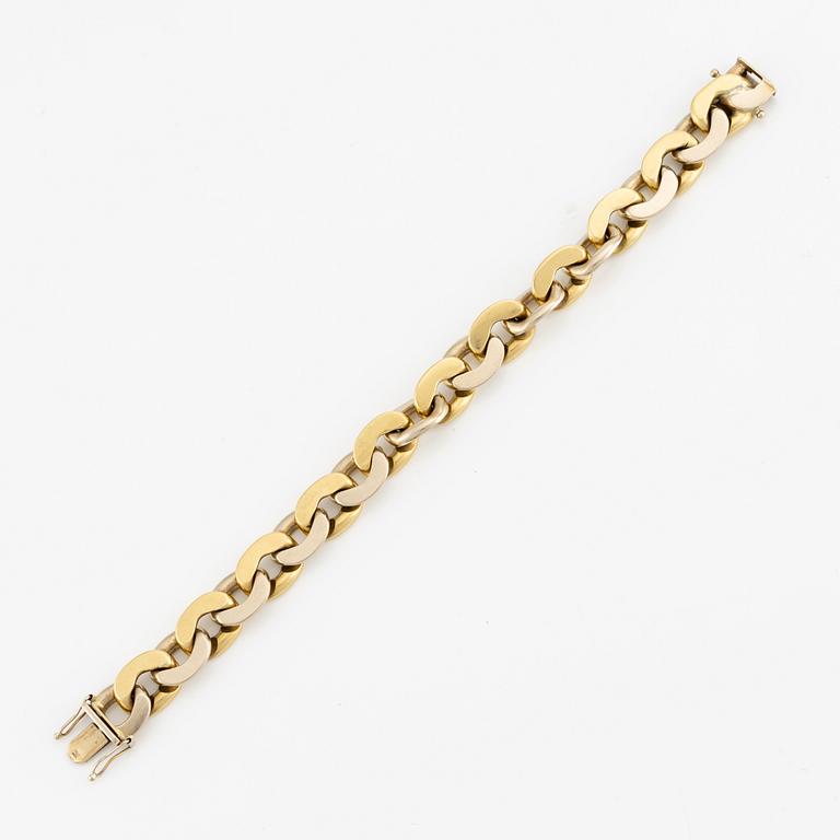 Bracelet 18K gold, two-tone.