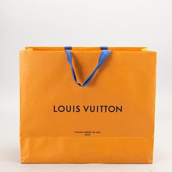 LOUIS VUITTON, ankle boots, Janet, monogram and black leather, original box, dustbags and invoice, storlek 39.